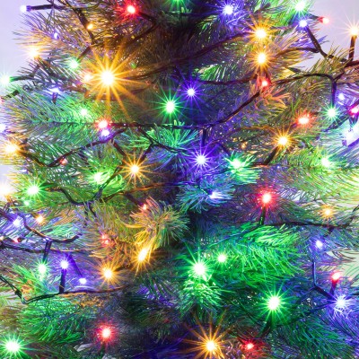 LED svietiaci reťazec, farebná, 100 LED - KII 100/M